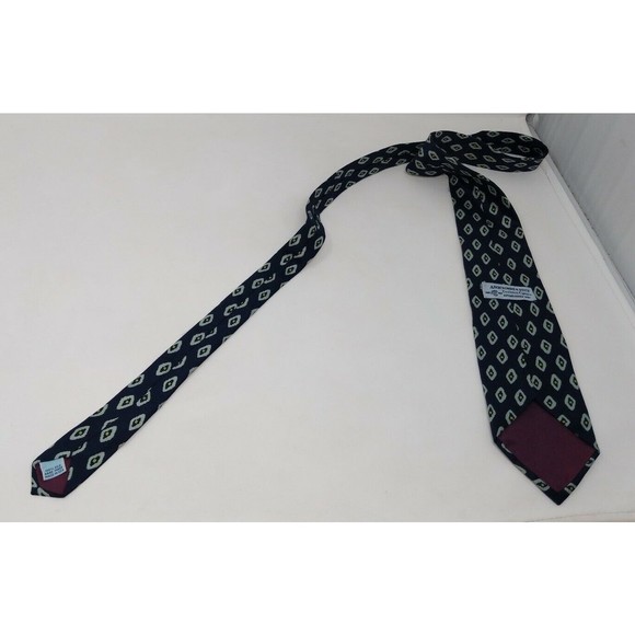 Abercrombie & Fitch Mens 100% Silk Neck Tie Abstract Mid Century Modern VTG 60s - Picture 5 of 6